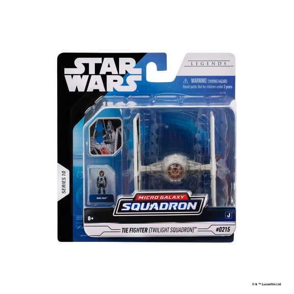 Star Wars Micro Galaxy Squadron TIE Fighter - 3 inch Rare Edition Vehicle with 1 inch Micro Figure Accessory