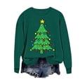 thumbnail image 2 of Taylonsss Chandail en Molleton de Noël à Col Rond pour Femmes Manches Longues Chandail Décontracté pour Hiver et Printemps Usage Quotidien, 2 of 5
