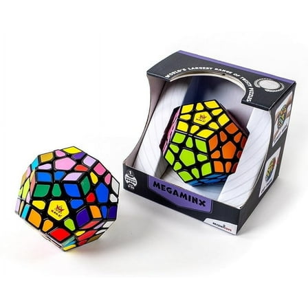 Meffert's Megaminx - The Original 12-Faced 3D Brainteaser Puzzle from Recent Toys - Travel-Friendly Fun for Ages 9 to Adult