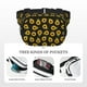thumbnail image 5 of Fotbe Sunflowers Cangurera Cuadrada con Estampado de Doble Capa, Bolsa de Cintura Ajustable Mini para Hombres y Mujeres, 5 of 9