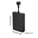 thumbnail image 3 of Regleta de pared con múltiples tomas de corriente, puertos USB y USB-C | 6 tomas de corriente alterna, 2 USB y 2 USB-C | Diseño compacto con enchufe plano para el hogar, viajes y oficina, 3 of 6
