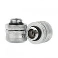 thumbnail image 3 of Compression Fitting Water Cooling, Light Brass Compression Fitting, Reliable Convenient Delicate 2Pcs For Desktop Computer Water Cooling System Home, 3 of 8