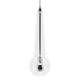 thumbnail image 2 of Oxygen Lighting 3-650-14 Comet Dimmable LED Pendant Light, Clear Glass Shade, Polished Chrome, 2 of 4