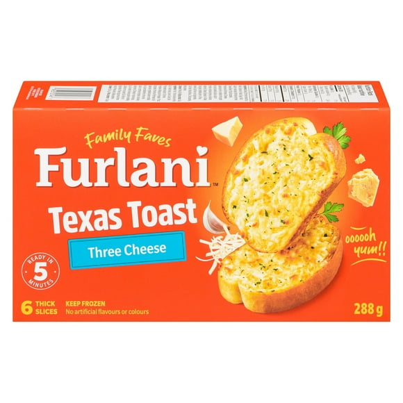 Furlani Rôties Style Texas Aux Trois Fromages 6 tranches, 288 g