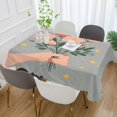 thumbnail image 2 of Yayeee Tablecloths 60" x 90" Rectangle Wrinkle Resistant Party Table Cover, Stars Flower, 2 of 8