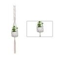thumbnail image 2 of Injueey Colgador de macramé hecho a mano para plantas, flor/colgador de macetas para decoración de pared, patio, jardín, decoración para sala de Jardín y Patio No.16 Injueey HA001777-16, 2 of 6
