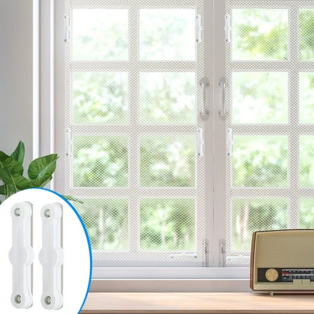 

iMESTOU Tools Home & Office Window Non-perforation Fixator No Snap-on Fixing Clip