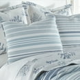 thumbnail image 3 of Levtex Home - Truro Quilt Set - Full/Queen Quilt + Two Standard Pillow Shams - Stripe in Shades of Blue - Quilt Size (88x92in.) and Pillow Sham Size (26x20in.) - Reversible - Cotton, 3 of 5