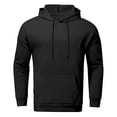 thumbnail image 6 of Valora Men Winter Outfit Versatile Everyday Hoodies And Sweatshirts For Men Crafted For Comfort And Style Ideal For Autumn And Winter Daily Casual Wear Black 2XL, 6 of 6