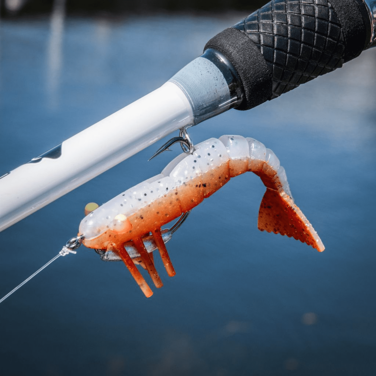 Tsunami Tough Tail Shrimp Soft Fishing Bait 3 in New Penny.