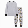 thumbnail image 4 of TOWED22 Toddler Baby Boy Fall Winter Clothes Embroidery/Print Long Sleeve Sweatshirt Pullover Tops + Pants Outfit Set Size:3-4 Y,Color:Yellow, 4 of 5