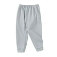 thumbnail image 2 of ATOGUTA Girls Leggings Basic Leggings Pull On Pants for Everyday Wear Size 1T-7, Gray, 2 of 3