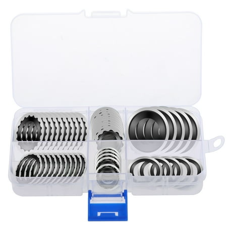 

45Pcs A/C Compressor Seal Kit Rubber Gaskets Ageing Resistant Corrosion Resistant Gaskets 6 Sizes Gaskets for Automotive Air Conditioning Compressors