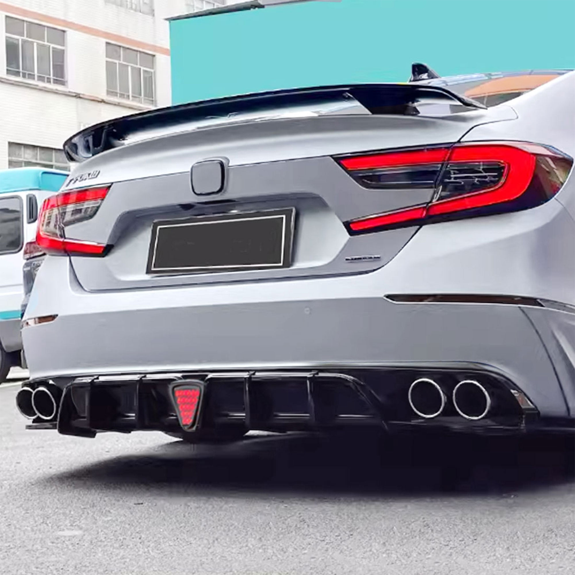 AMERICAN MODIFIED 18-23 Honda Accord Aerodynamic Rear Lip Spoiler, White