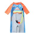 thumbnail image 2 of Traje de baño para niños Traje de baño de una pieza para niños Protección Tiburón Naranja XXL Zulema Traje de baño para niños, 2 of 8