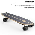 thumbnail image 2 of Teamgee H20mini Electric Skateboard with Remote Control Hub Motors 900W Range 18 Miles 24mph Top Speed 4 Speed Adjustment Load up to 286 Lbs 7 Ply Maple Longboard, 2 of 9