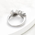 thumbnail image 3 of Infinity 12 Birthstone Mini Ring Hold Loved Ones Ashes Cremation Urn Ring for Women Finger Ring Memorial Jewelry, 3 of 7