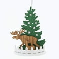 thumbnail image 2 of Kurt Adler Wooden Ornament for Christmas Tree, Tree with Reindeer, 2 of 2