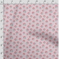 thumbnail image 3 of Soimoi Llama Alpaca Print, Poly Taffeta Fabric, Decor Sewing Fabric by The Yard 56 Inch Wide, Decorative Fabric for Outdoor Upholstery, Umbrellas and Home Accents, Rose Pink, 3 of 5
