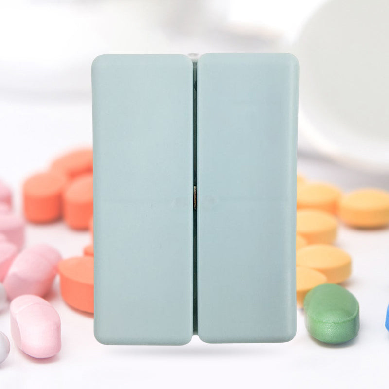 7 Compartments Portable Pills Case Folding And Storing Medicines Box