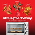 thumbnail image 5 of Kitchen Elite 6-Slice Compact Countertop Toaster Oven with Stainless Steel Tray, 5 of 10