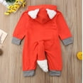 thumbnail image 7 of Baby Girl Romper Children'S Clothing In Small Children Boys and Girls Baby Cute Long-Sleeved Onesie New Casual Winter Jumpsuits Red 6 Months, 7 of 7