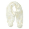 thumbnail image 1 of Aeropostale - Bufanda tejida con lunares para mujer, blanquecino, larga (60 in y más), 1 of 1