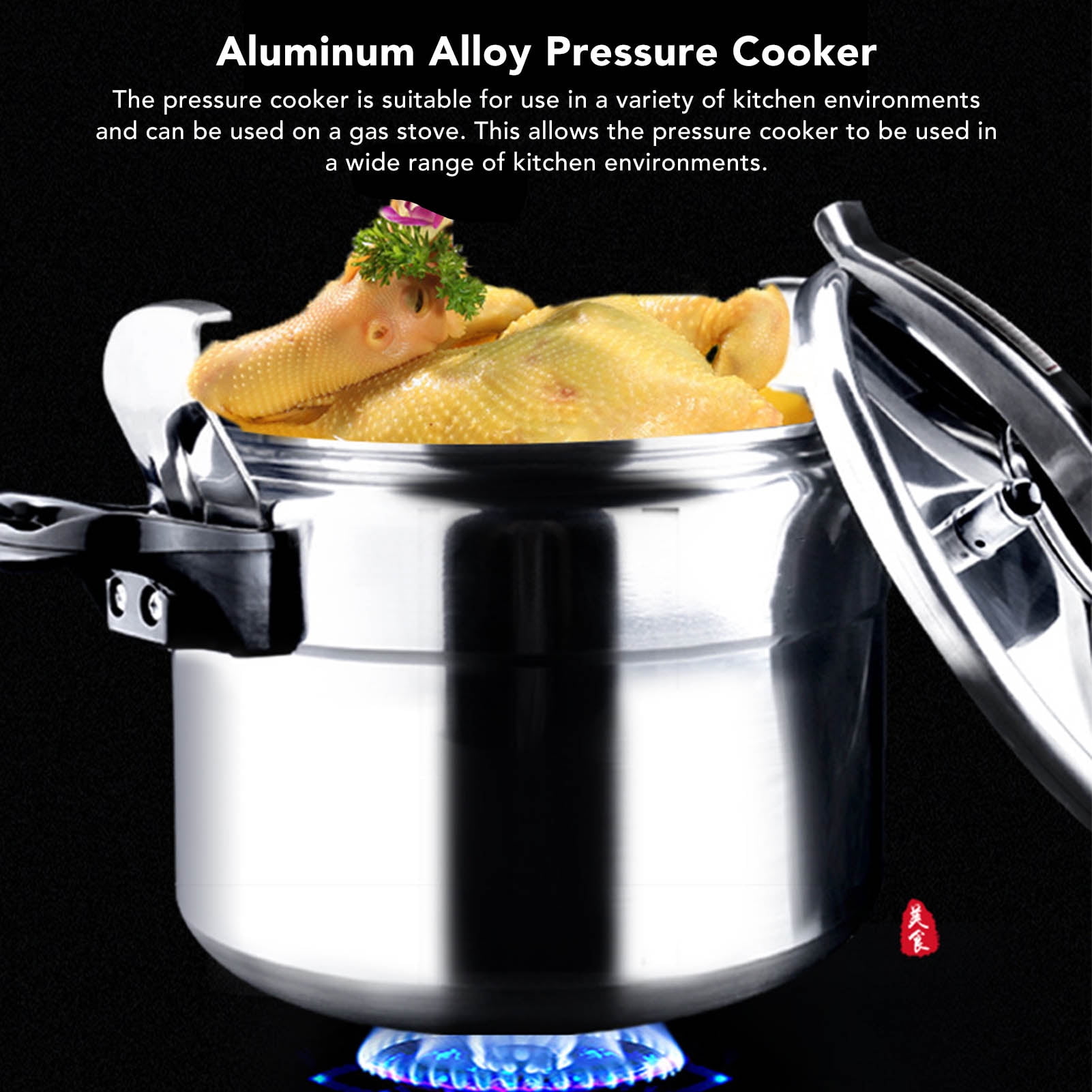 Tebru 7 L Aluminum Alloy Stovetop Pressure Cooker