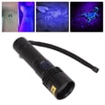 thumbnail image 1 of Ultraviolet Flashlight, 365nm High Brightness Long Life Span Aluminium Alloy Black Light Flashlight With Goggles For Fluorescence Detection, 1 of 8