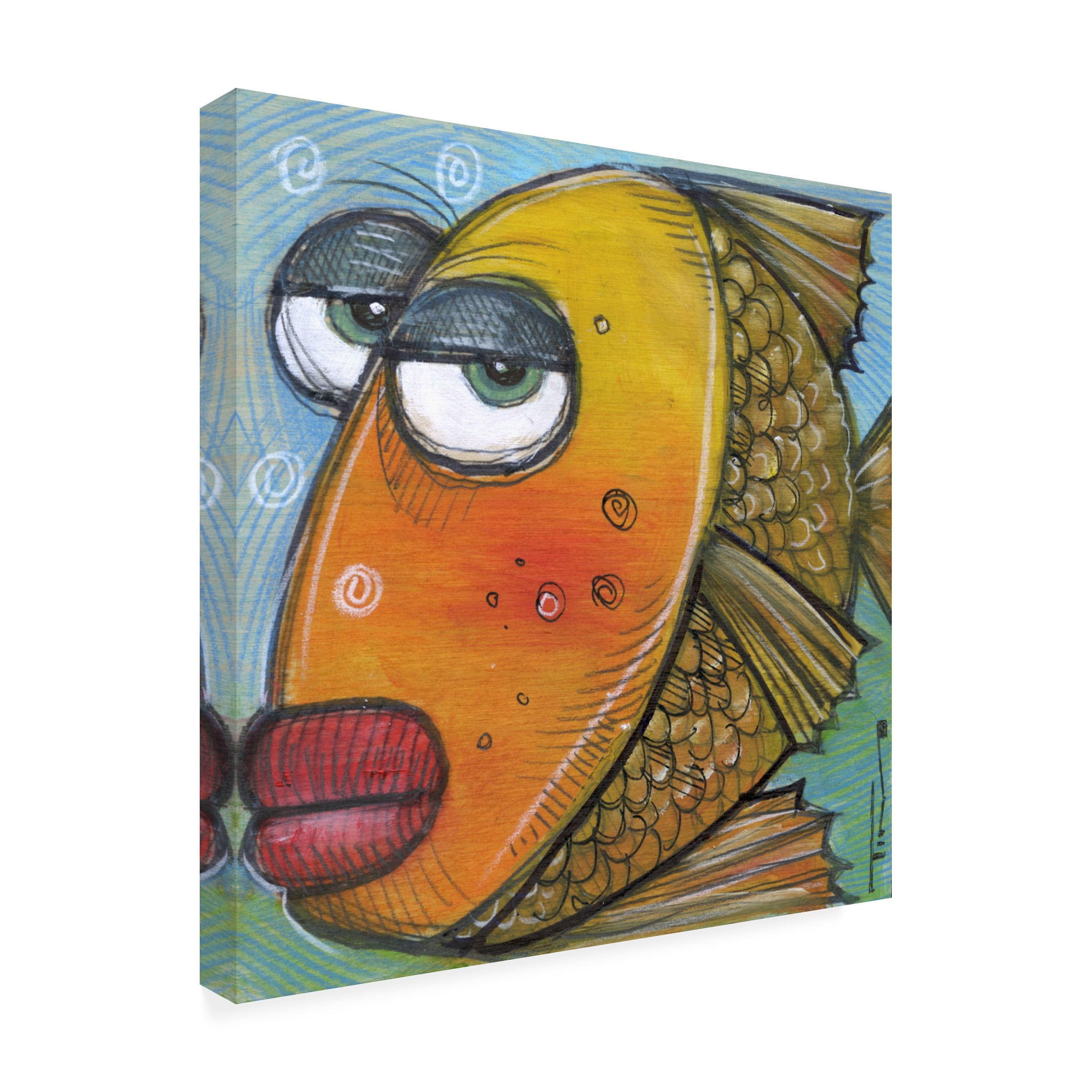 Tim Nyberg 'Fish 1 2019' Canvas Art