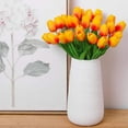 thumbnail image 3 of 5 pcs mini tulip artificial flowers white, 3 of 5