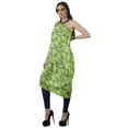 thumbnail image 4 of Moomaya Robe Kurti Sans Manches à une Épaule Imprimée pour Femmes, Vêtement de Créateur Boho pour Fête, 4 of 7