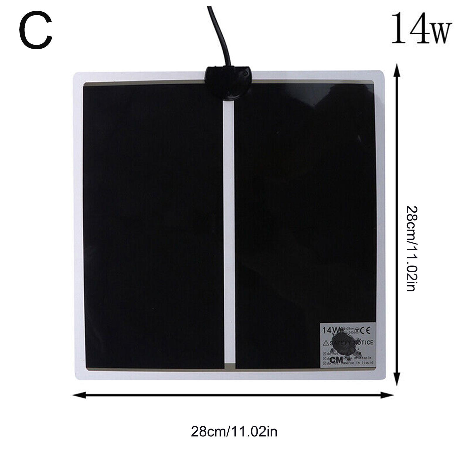Pet Reptile Heater Under Tank Heating Pad Aquarium Warming Mat Lizard