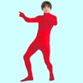 thumbnail image 6 of Mercatoo Kids Full Body Unitard 𝗢ne-Piece Long Sleeve Footed Jumpsuit Turtleneck Stretchy Leotard Gymnastics Catsuit, 6 of 6