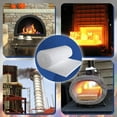 thumbnail image 6 of 2 Pcs Ceramic Fiber Blanket - 1" Thick x 24" x 60" - 8# 2400F - High Temp Fireproof Insulation for Fireplace, 6 of 8