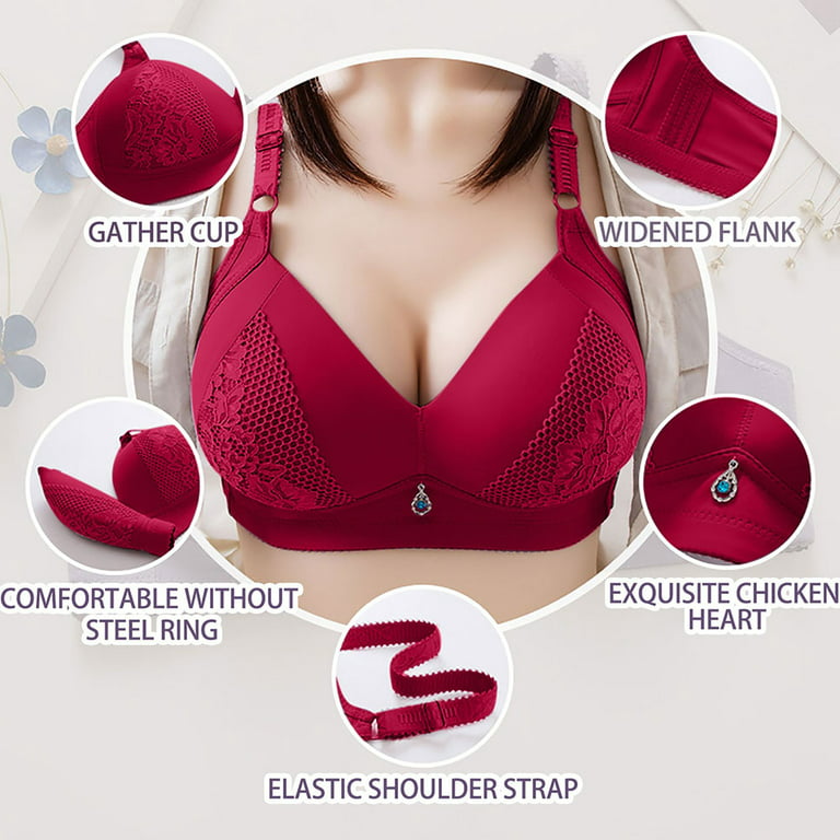 Frostluinai Savings Clearance Summer Saving Clearance bras for women no  underwire Women's Solid Bra Post-Surgery Bra Breathable Comfortable  Underwear