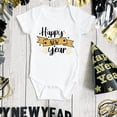 thumbnail image 3 of Happy New Years Baby Romper My First New Years Outfits Girl Boy Bodysuit Yellow 12(12 Months-18 Months), 3 of 3