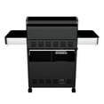 thumbnail image 3 of Monument Grills Porcelain 4 Burner Propane Gas Grill with USB LED Light, Black, 3 of 10