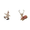 thumbnail image 1 of Colección de figuras de payasos y renos para centro de mesa, vitrina, comedor, sala de estar, oficina, dormitorio. Ideal como regalo., 1 of 8