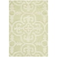 thumbnail image 2 of SAFAVIEH Cambridge Kimberly Geometric Wool Area Rug, Light Green/Ivory, 2'6" x 4', 2 of 7