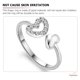 thumbnail image 3 of Hytrove 2Ud Anillo Abierto Plateado Para Mujer Con Y Uso, 3 of 7