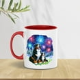 thumbnail image 5 of Happy New Year Bernese Mountain Dog Family Cheer Winter Midnight Firework 11oz Accent Two-tone Mug Berner Lover Gifts Coffee Tea Cup - 02025, 5 of 5