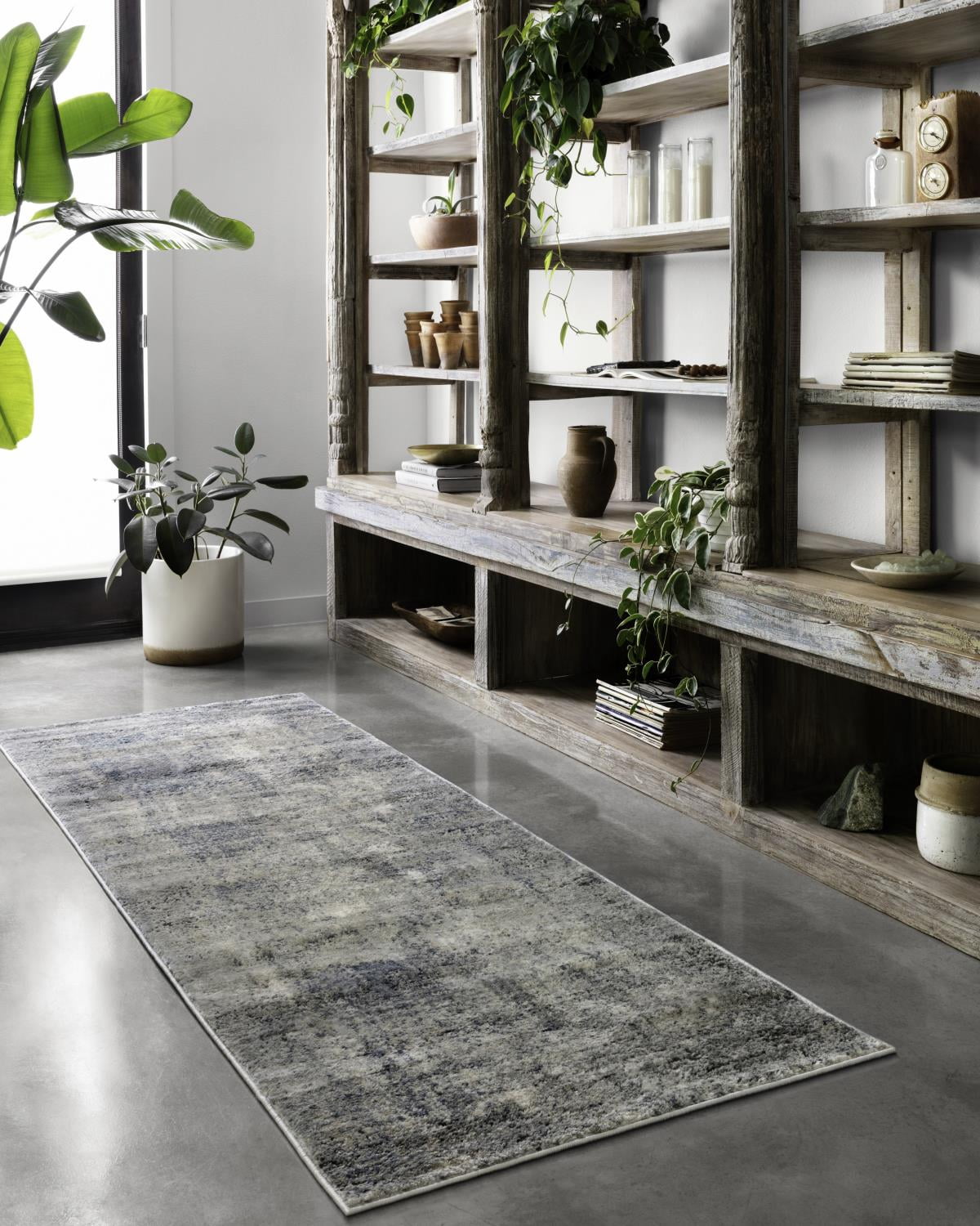 Loloi Teagan Denim / Slate 9'-9" x 13'-6" Area Rug