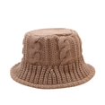thumbnail image 4 of Sombrero de pescador pequeño con cara de mujer, estilo Joker, para otoño e invierno, estilo vintage, de lana tejida, con palo grueso, estilo moderno, 4 of 6