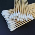 thumbnail image 4 of Cotton Swabs, 6 Inch Clean Sterile Stick With Wooden Handle For Wound Cleaning, Clean Makeup, Remove Residue (500pcs), 4 of 5
