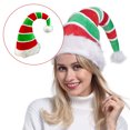 thumbnail image 2 of Bewildely Sombreros de Navidad Ropa clásica de Papá Noel Decoración navideña de moda Adorno de fiesta Disfraz de Cosplay para celebración Kits de decoración para fiestas No.2, 2 of 6