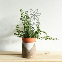 LULULION Garden Trellis for Flower Pot Potted Plants Trellis Black Metal Support 2pcs