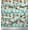 Pastel Mint, variant on Soimoi Blue Cotton Duck Fabric Artistic Tree & Wolf Animal Print Fabric by the Yard 42 Inch Wide