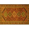thumbnail image 1 of Ahgly Company Indoor Rectangle Persian Yellow Traditional Area Rugs, 2' x 4', 1 of 4