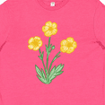 thumbnail image 4 of Inktastic Yellow Buttercup Flowers Youth T-Shirt, 4 of 5